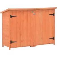 vidaXL Remise à outils de jardin 128x42x91 cm bois