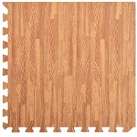 vidaXL Tapis de sol 24 pcs. Veinure du bois 8,64 m² Mousse EVA