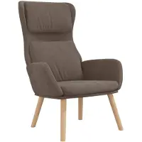 vidaXL Fauteuil relax marron velours