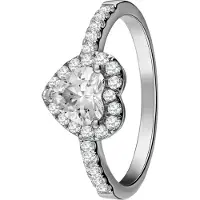 Lucardi Bague argent / transparent