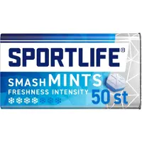 Sportlife Pastilles Menthe Smash Fraîcheur Intense 12x35g Bonbons Sans Sucre Rafraîchissants 420g