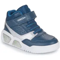 Geox Baskets montantes enfant J ILLUMINUS BOY B garcons - Marine - 35