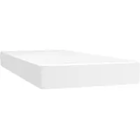 vidaXL Matelas de lit à ressorts ensachés Blanc 100x200x20 cm