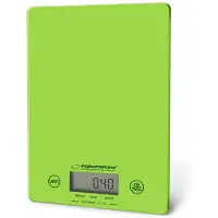 Esperanza EKS002G - Balance de cuisine électronique - 5000 kg - 1 g - Vert - Jaune - Surface de travail, Balance, Vert