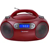 Blaupunkt Bb18bk Portable Radio Rouge One Size / EU Plug 220V