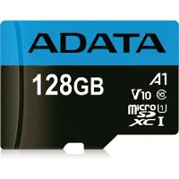 ADATA SD MicroSD Card 128GB SDXC (UHS-I Class 10) m. A. retail