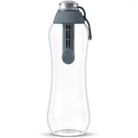Dafi Bouteille filtrante d'eau grise 0,5l + filtre