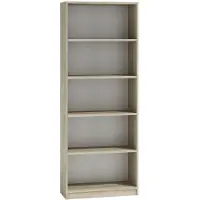 Topeshop R60 SONOMA Étagère à livres pour bureaux (60 x 30 x 182 cm)