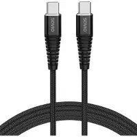 Savio Câble USB CL-160, 2 mètres, USB 2.0, connecteur USB-C vers USB-C, couleur noire