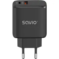 Savio Chargeur Mural Usb-a Et Usb-c La-06/b Usb Quick Charge Power Delivery 3.0 30w