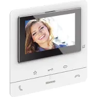 Bticino Station vidéo murale sans combiné CLASSE100 V16B, écran LCD couleur 5" (12,7 cm), 1 pièce.