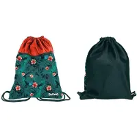 Paso BeUniq Orange, Sac de Sport à Cordon Unisex Kids, Multicolore, 46 x 37 cm