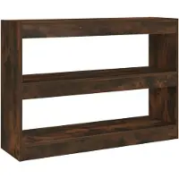 vidaXL Bibliothèque/Séparateur de pièce chêne fumé 100x30x72 cm