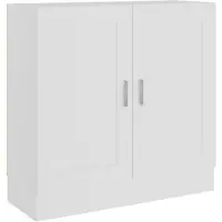 vidaXL Bibliothèque Blanc 82,5x30,5x80 cm Bois d'ingénierie