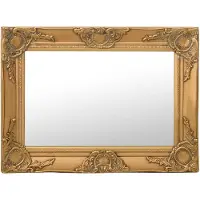 vidaXL Miroir mural style baroque 60x40 cm Doré