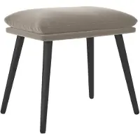vidaXL Repose-pied Gris clair 45x29,5x35 cm Velours