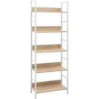 vidaXL Bibliothèque à 5 niveaux chêne 60x27,6x158,5 cm bois ingénierie