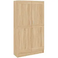 vidaXL Bibliothèque Chêne sonoma 82,5x30,5x150 cm Bois d’ingénierie