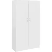 vidaXL Bibliothèque Blanc 82,5x30,5x150 cm Bois d’ingénierie