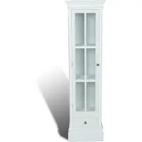 vidaXL Meuble de bibliothèque avec 3 étagères Blanc Bois