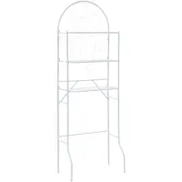 vidaXL Étagère de toilette Blanc 60x33x174 cm