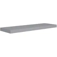 vidaXL Étagère flottante murale gris 80x23,5x3,8 cm MDF
