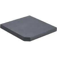 vidaXL Plaque de poids de parasol Noir Granite Carré 25 kg