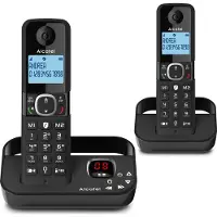 Alcatel Téléphone sans fil F860 Voice Duo avec répondeur Noir