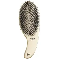 Olivia Garden Expert CURVE Board&Nylon Gold brosse à cheveux en nylon et poils de sanglier 1 pcs