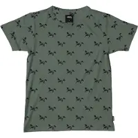Snurk T-Shirt SNURK Enfant Black Horses Green-Taille 128