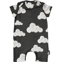 Snurk Combishort SNURK Baby Cloud 9 Grey Black-68