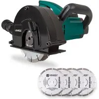 Vonroc Rainureuse 1700W - 150mm | 6 disques diamant et sac de rangement incl.