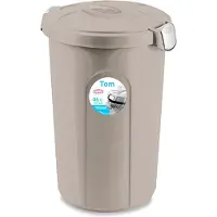 Stefanplast 1 X TAUPE LT 46 CM 45X40 H.CM 61 POUBELLE TOM