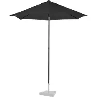 Vonroc Parasol Torbole - Ø200cm - Parasol Premium | Anthracite/Noir