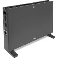Vonroc Convecteur électrique 2000W – Blanc | Ventilateur Turbo et 2 positions de chauffage