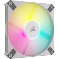 Corsair iCUE AF120 RGB Slim wh 120mm CO-9050164-WW (120 mm, 1 x), Ventilateur PC, Blanc