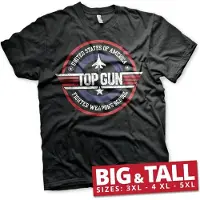 TOP GUN - T-Shirt Big & Tall - Fighter Weapons School (5xl)