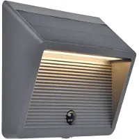 Lutec Lampe murale solaire Linko Anthracite de conception