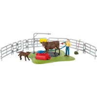 Schleich Farm World Happy Cow Wash Figure Multicolore Enfants
