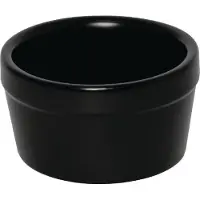 Olympia Ramequin empilable noir mat 77x45mm (6 pièces)