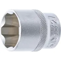 Bgs Douille profil ondul? super lock carr? 12.5 mm 1/2" taille 27 mm