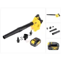 DeWalt DCV 100 N 18 V Souffleur / Souffleuse à feuilles + 1 x DCB 182 Batterie 4,0 Ah - sans Coffret, sans Chargeur