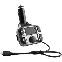 Omega Lecteur MP3 et émetteur FM pour voiture OUTF28 Gris