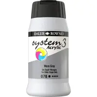Daler Rowney System3 Peinture acrylique Warm Grey 500 ml 1 pc