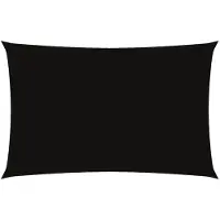 vidaXL Voile de parasol tissu oxford rectangulaire 2,5x5 m noir
