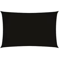 vidaXL Voile de parasol tissu oxford rectangulaire 2x5 m noir