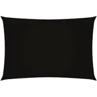 vidaXL Voile de parasol tissu oxford rectangulaire 3x5 m noir