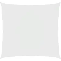 vidaXL Voile de parasol tissu oxford carré 2x2 m blanc