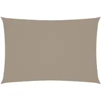 vidaXL Voile de parasol tissu oxford rectangulaire 2,5x4,5 m taupe