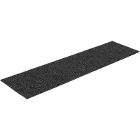 vidaXL Tapis d'escalier autocollants 15 pièces 76 x 20 cm Anthracite Rectangulaire